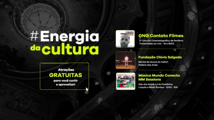 Energia da Cultura oferece oficina gratuita de edição e montagens de filmes