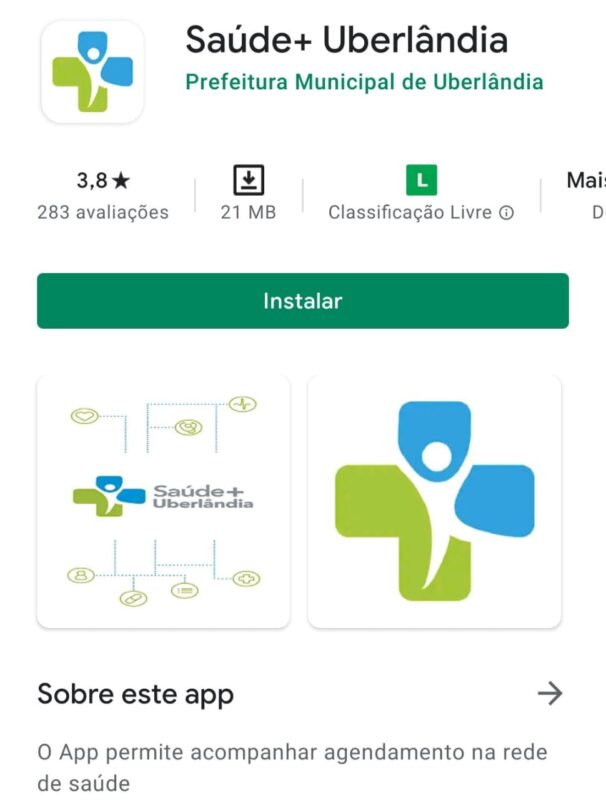 Aplicativo Saúde + Uberlândia está disponível para download na Apple Store