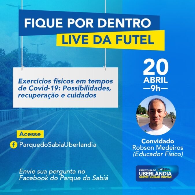 Futel terá lives semanais a partir de 20 de abril