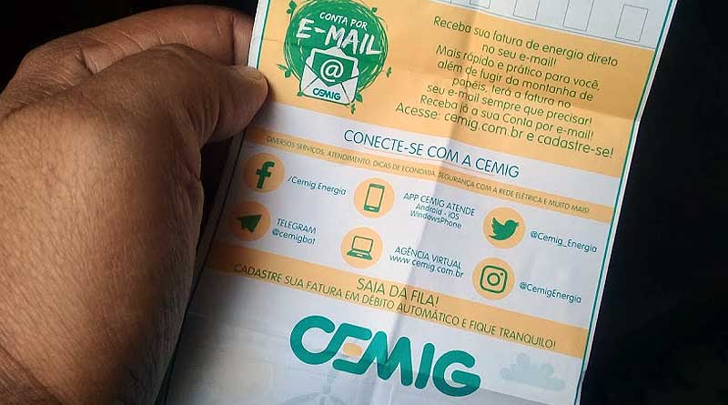 Contas de luz da Cemig não terão reajuste pelo segundo ano consecutivo 