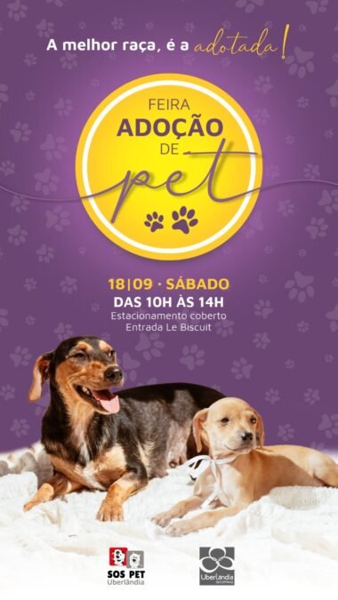 Uberlândia Shopping recebe feira Adoção de Pet