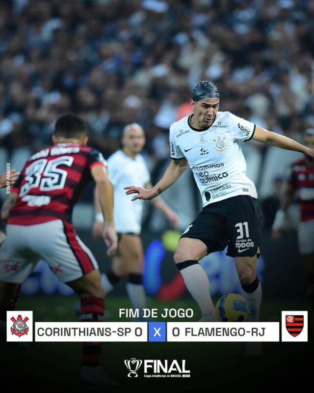 Corinthians e Flamengo empatam no primeiro capítulo da final da