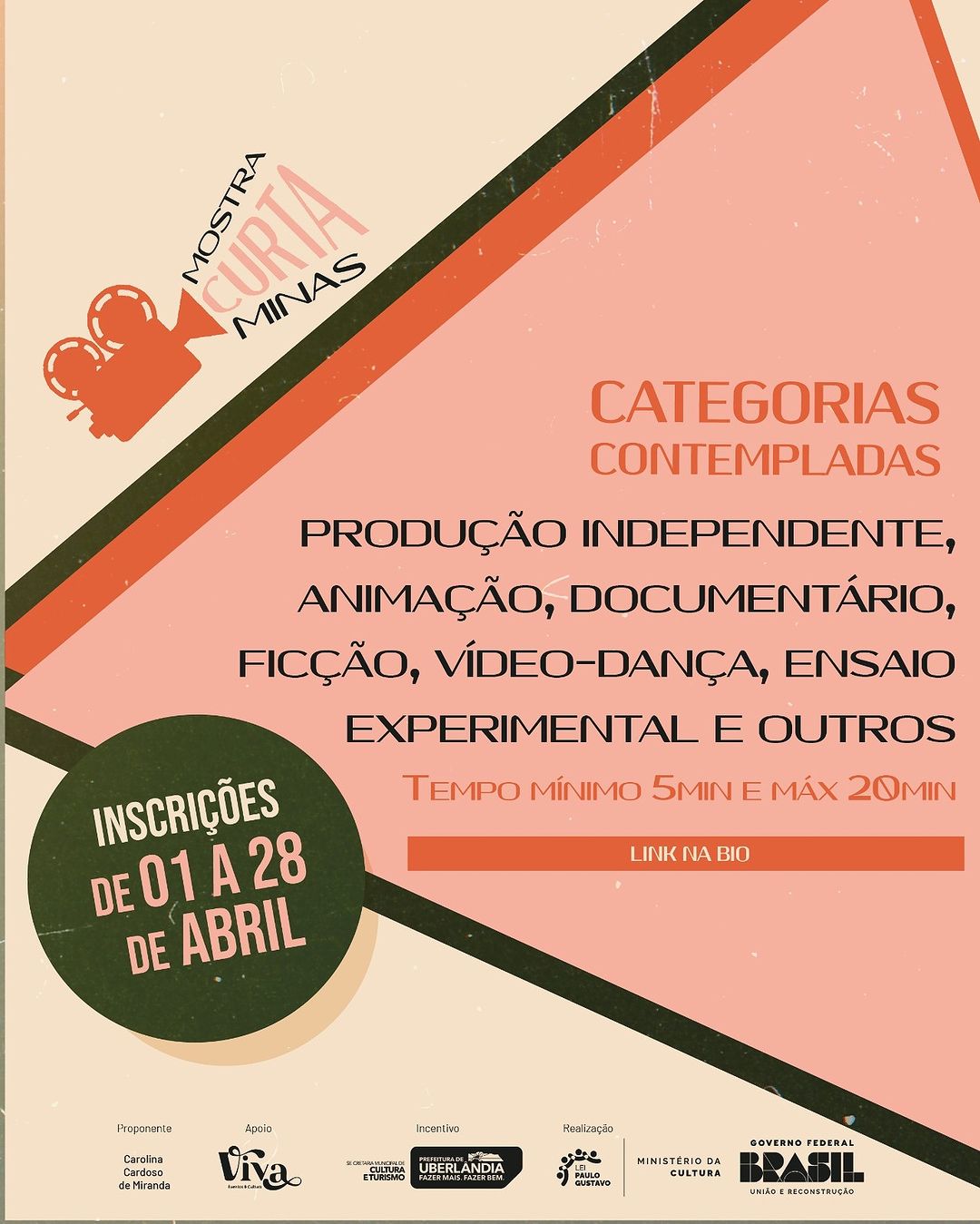 Produtores de audiovisual, atenção! As Inscrições para a Mostra Curta Minas  estão abertas | Revista Soberana